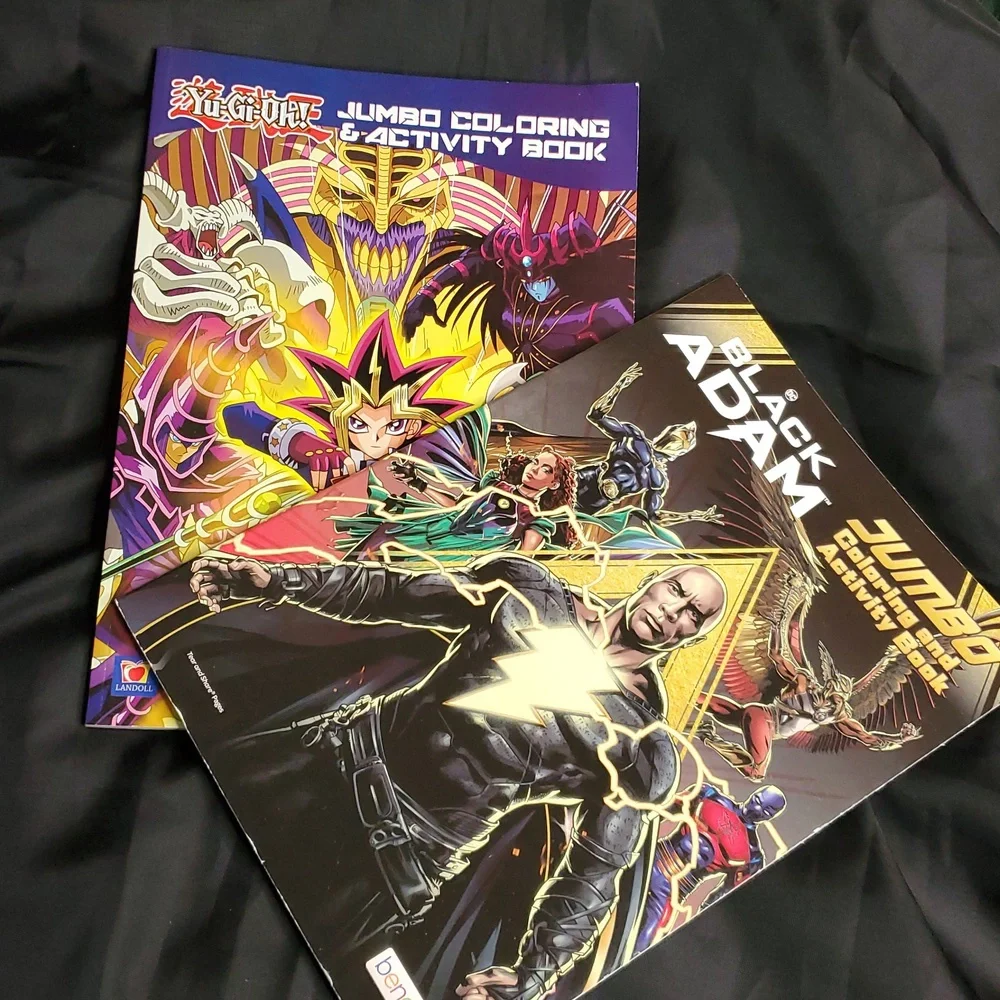 Black Adam & Yu-Gi-Oh! Coloring and Activity‎ Book Set